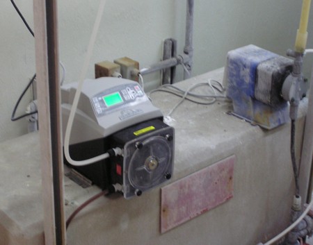 Peristaltic pumps for fluoridation