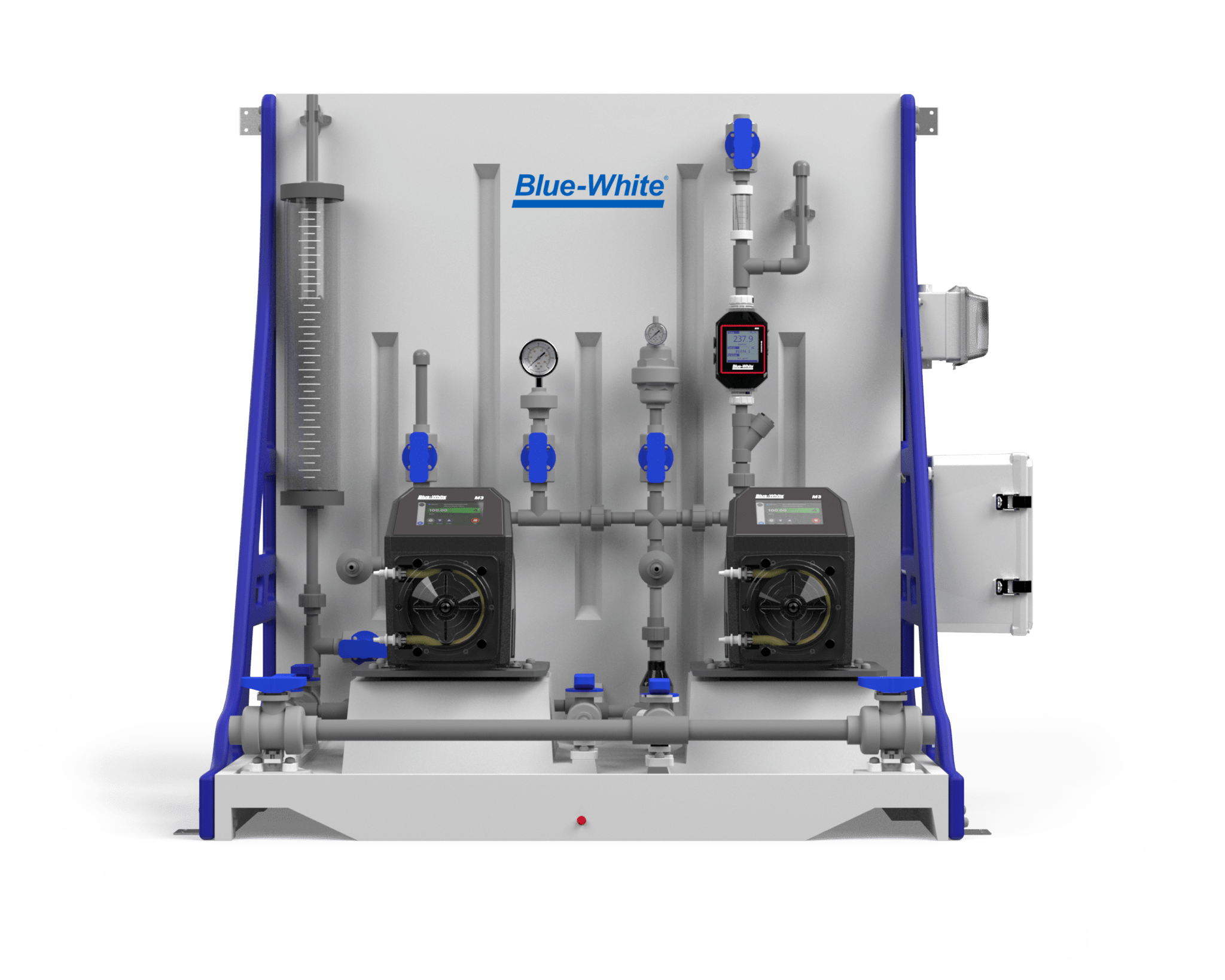 CHEM-FEED® CFPS-2 Plastic Duplex Skid System 4 weftec duplex skid 01