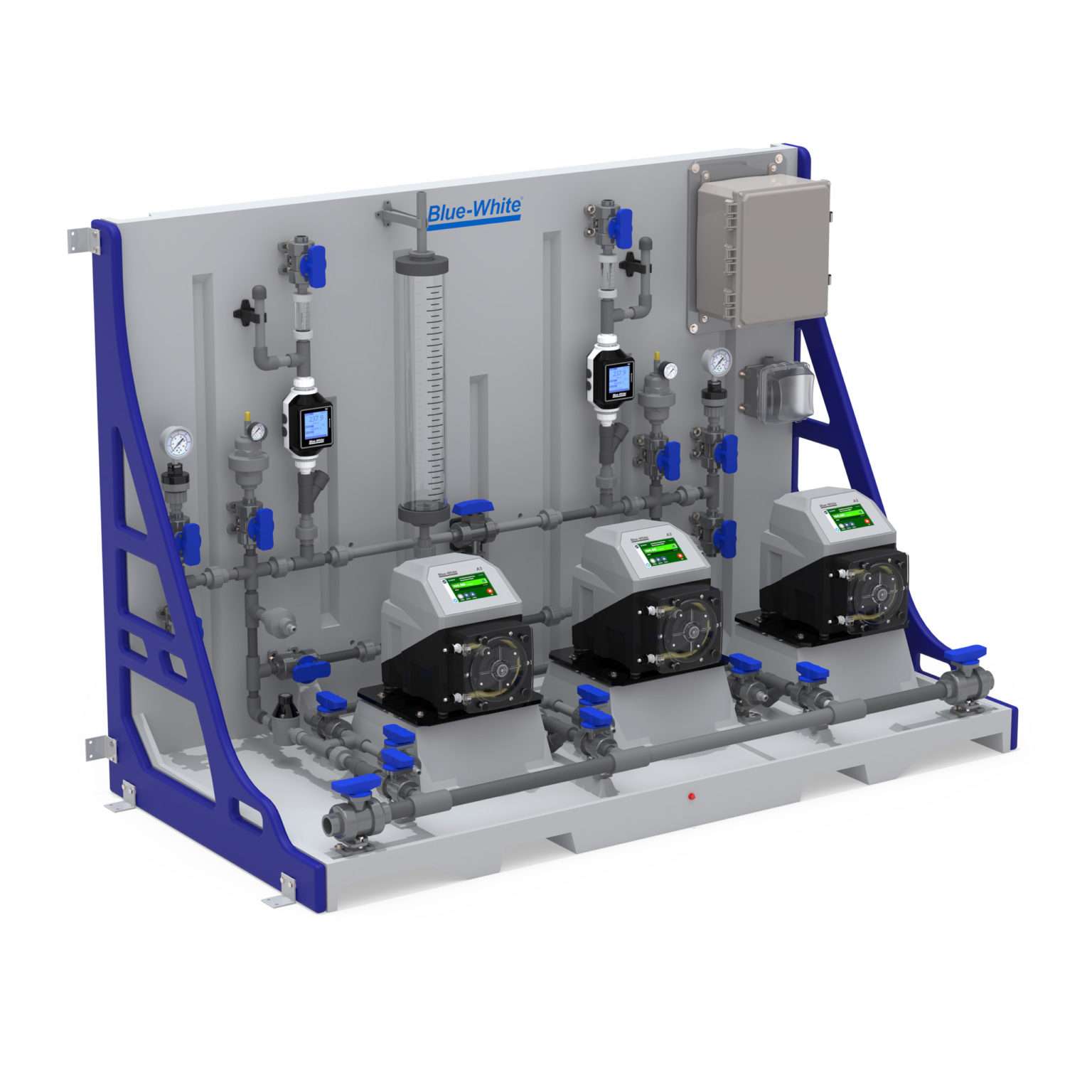 CFPS-3 - Sistema de Skid Triplex projetado para uso industrial