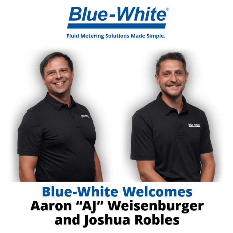Welcoming AJ and Josh at Blue-White
