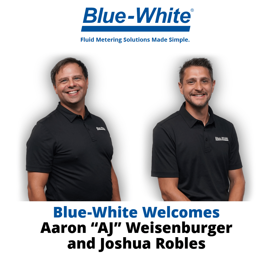 Dando as boas-vindas a AJ e Josh em Blue-White