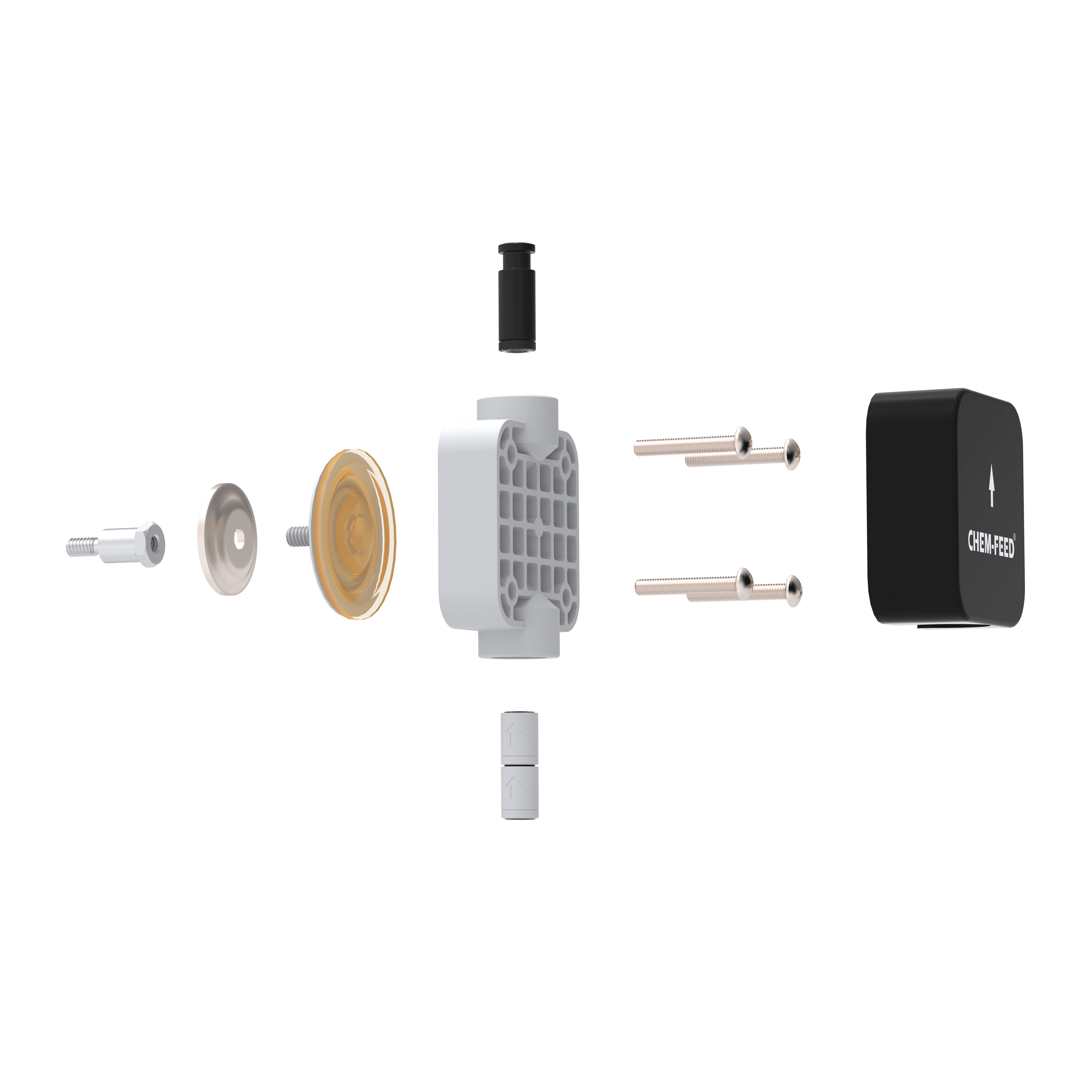 Exploded view of the Automatic Degassing Valve (ADV) System