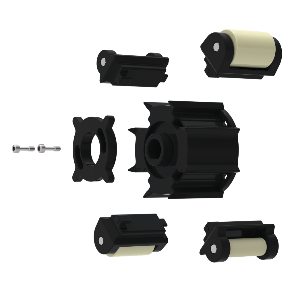 ¡El nuevo conjunto de rodillos ahora se envía con bombas peristálticas A3 y M3! 1 Rodillo Serie 3 02