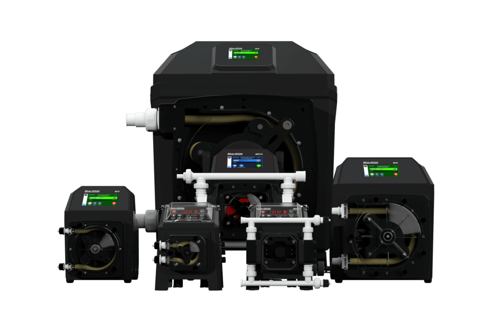 Blue-White: Innovation, Reliability, And Sustainability in the Chemical Feed and Fluid Measurement Industry 2 muni pump family