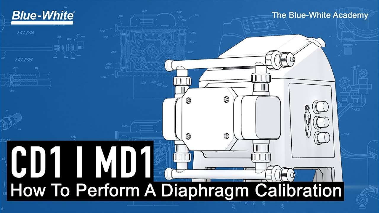 How To Calibrate the 1 Series Diaphragm Metering Pump BlueWhite