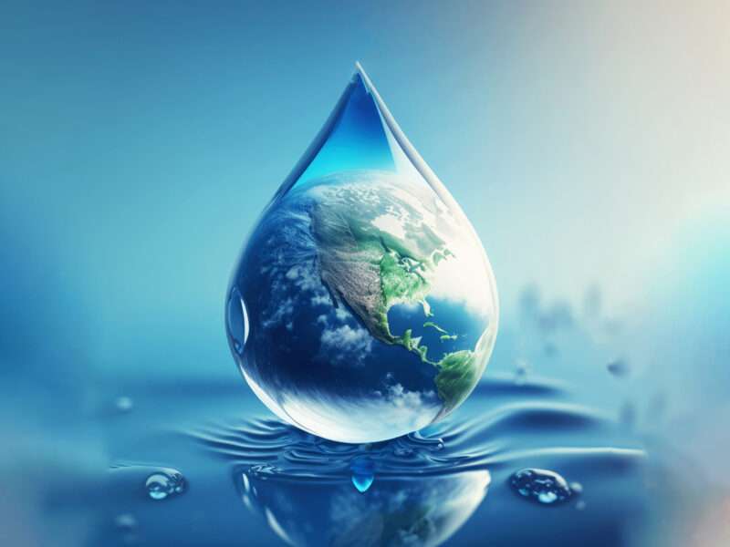 water earth droplet