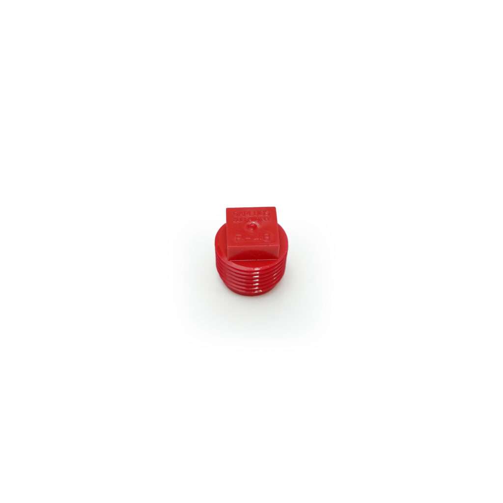 90008-331 - CAP PLUG P-48 1/2NPT RED F-2000 - Blue-White Industries