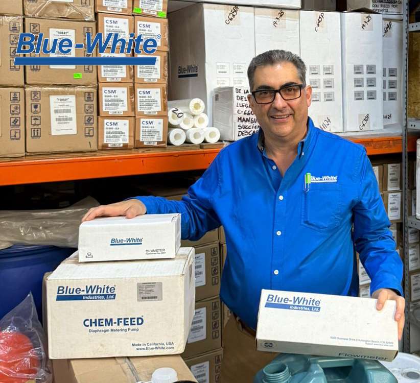 Blue-White® Flowmeters en pompen voeden RO-systemen in Peru 2 Adolfo3