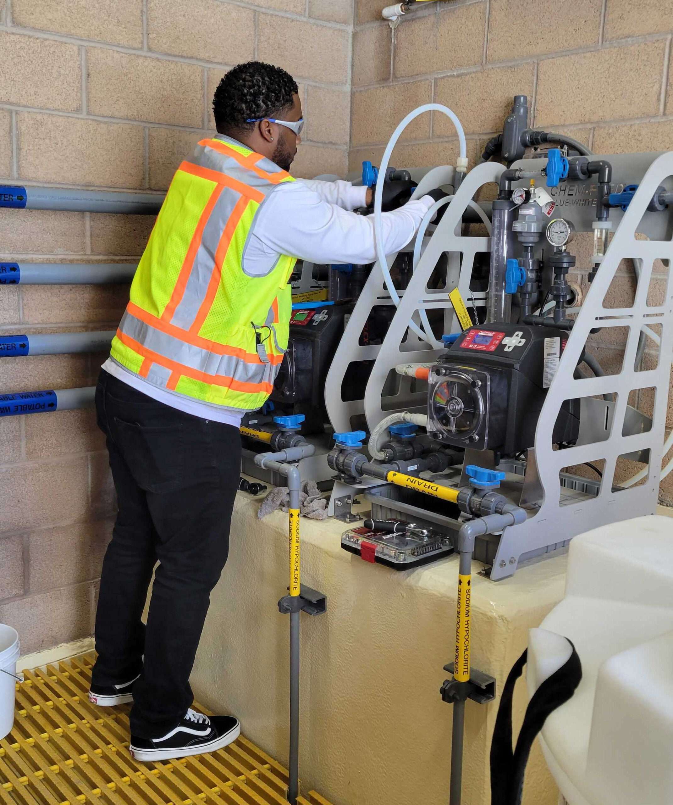 Viktigheten av pumpekalibrering i kjemiske måleapplikasjoner 2 Utføre en Draw Down-skalert