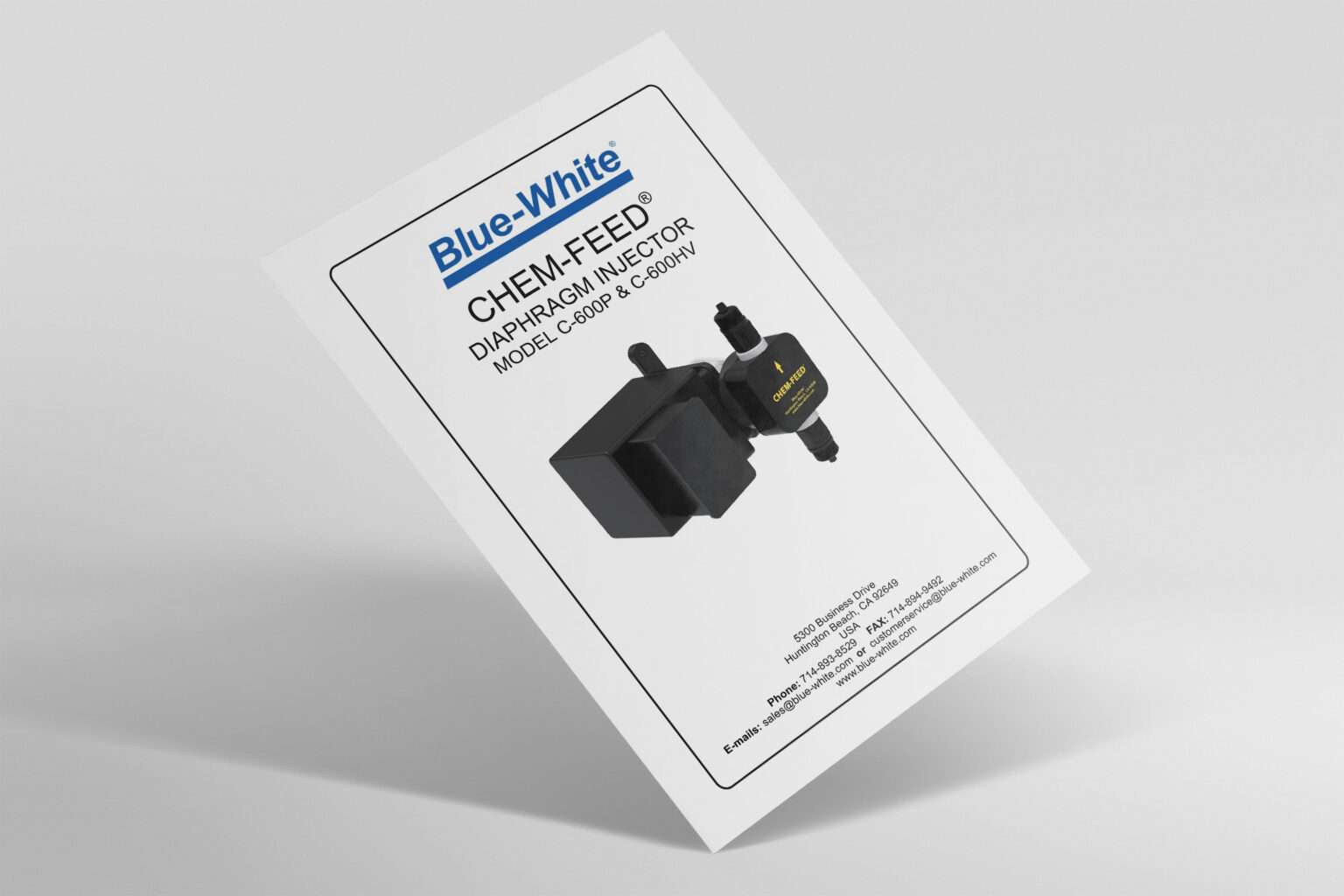 80000-017 C-600P C-600HV Instruction Manual