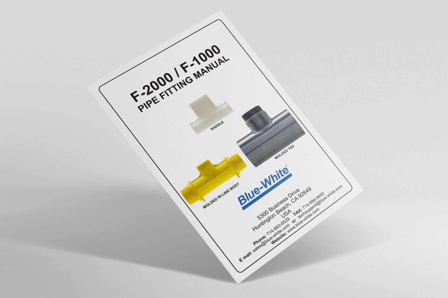 80000-389 F-1000 F2000 Rohrverschraubung Bedienungsanleitung