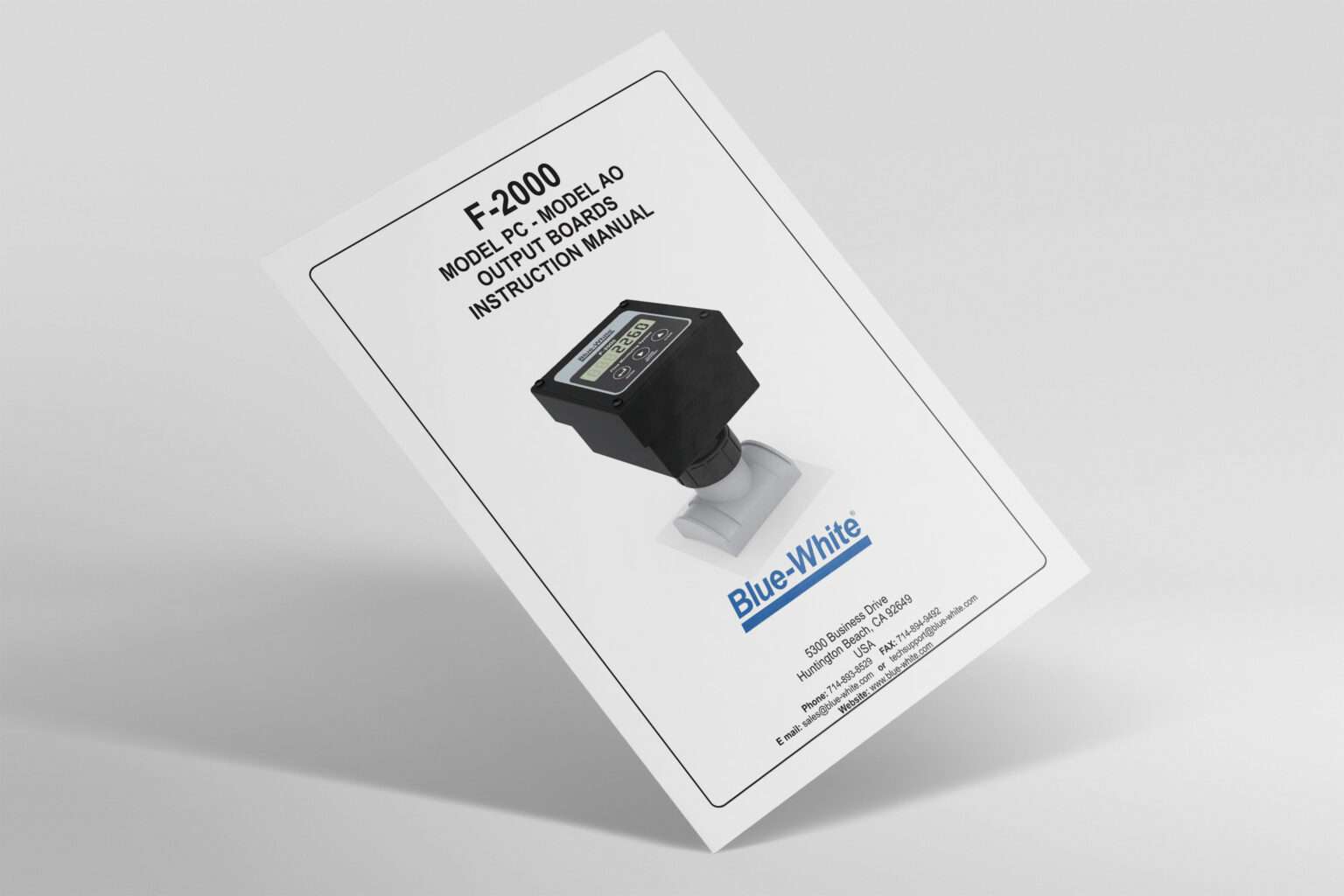 80000-390 F-2000 PC AO Bedienungsanleitung