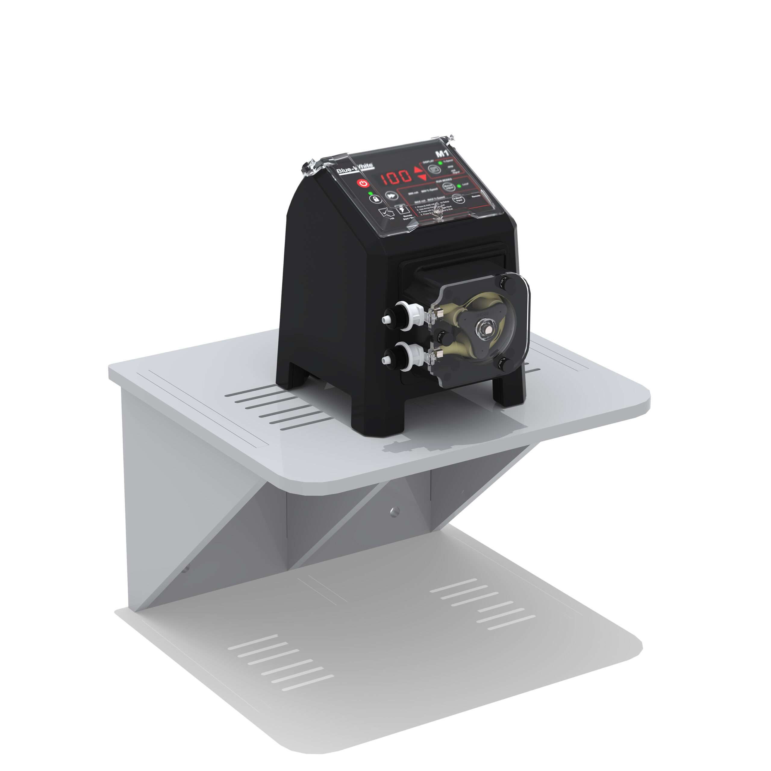 FLEXFLOBomba dosificadora peristáltica M1® montada en un estante de pared (KIT-PSM)