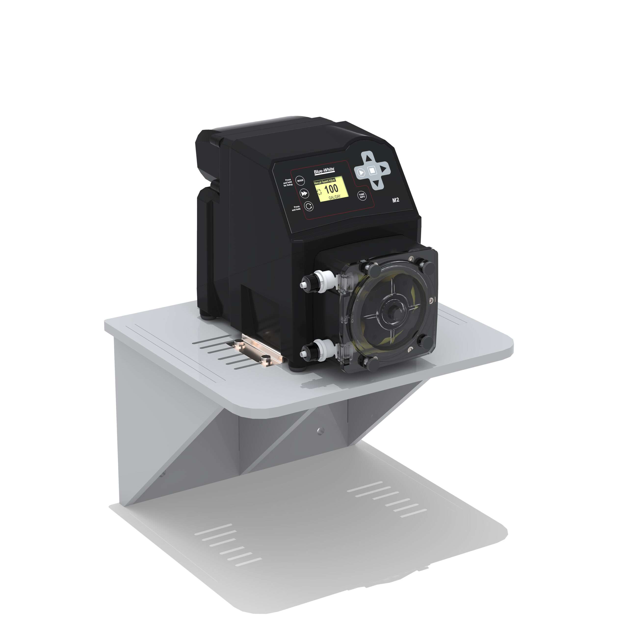 M2 3 FLEXFLOBomba dosificadora peristáltica M2® montada en un estante de pared (KIT-PSM)