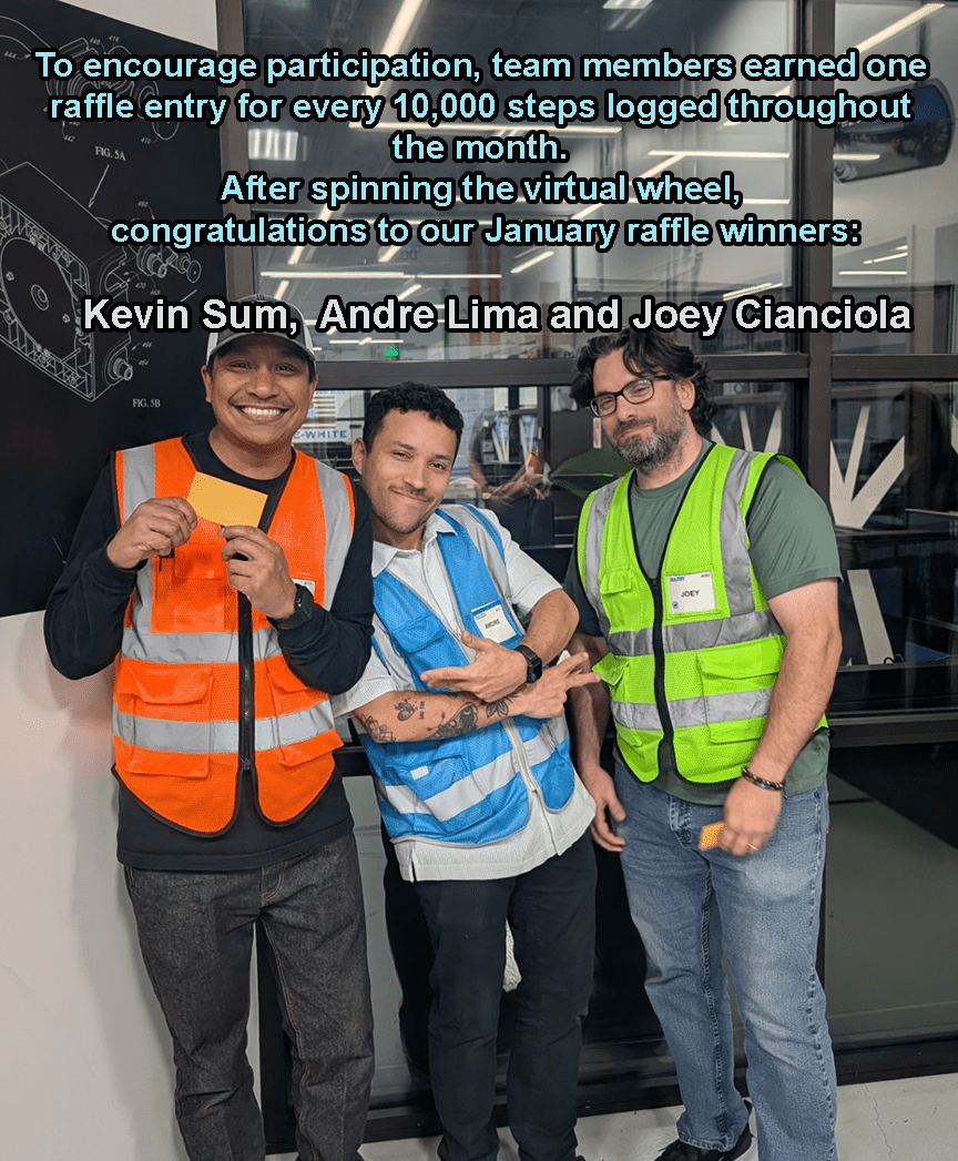 5 Rafflewinners