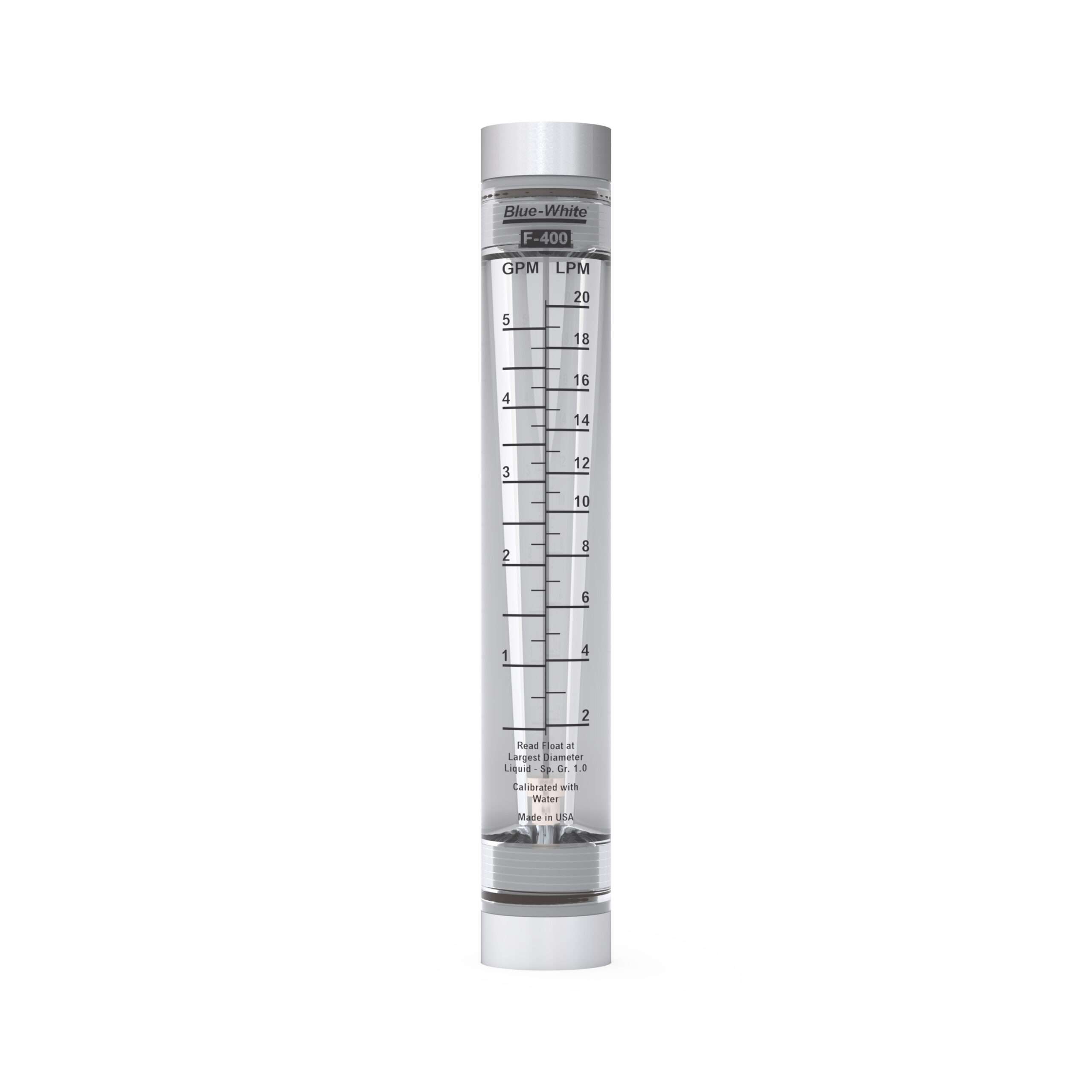 F-400N .5-5 GPM ACRÍLICO .25" H/NPT 1 F-40500LN-4