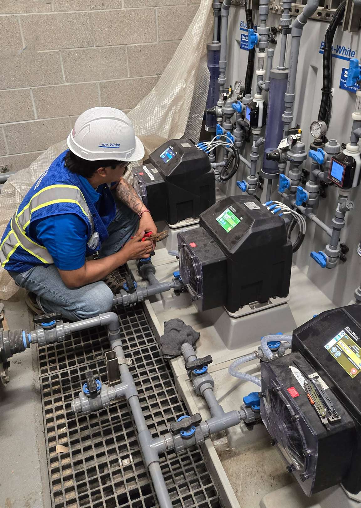 Blue-White® CHEM-FEED® Skid Systems tas i bruk på avløpsrenseanlegget i Salt Lake City 1 Christian 1