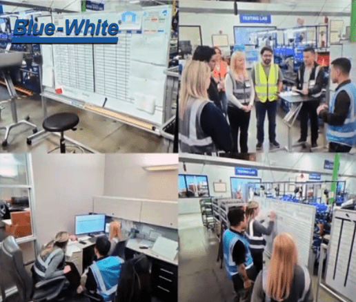 Blue-White® Pořádá vůdčí schůzi o stavu společnosti 2 SOC 3a