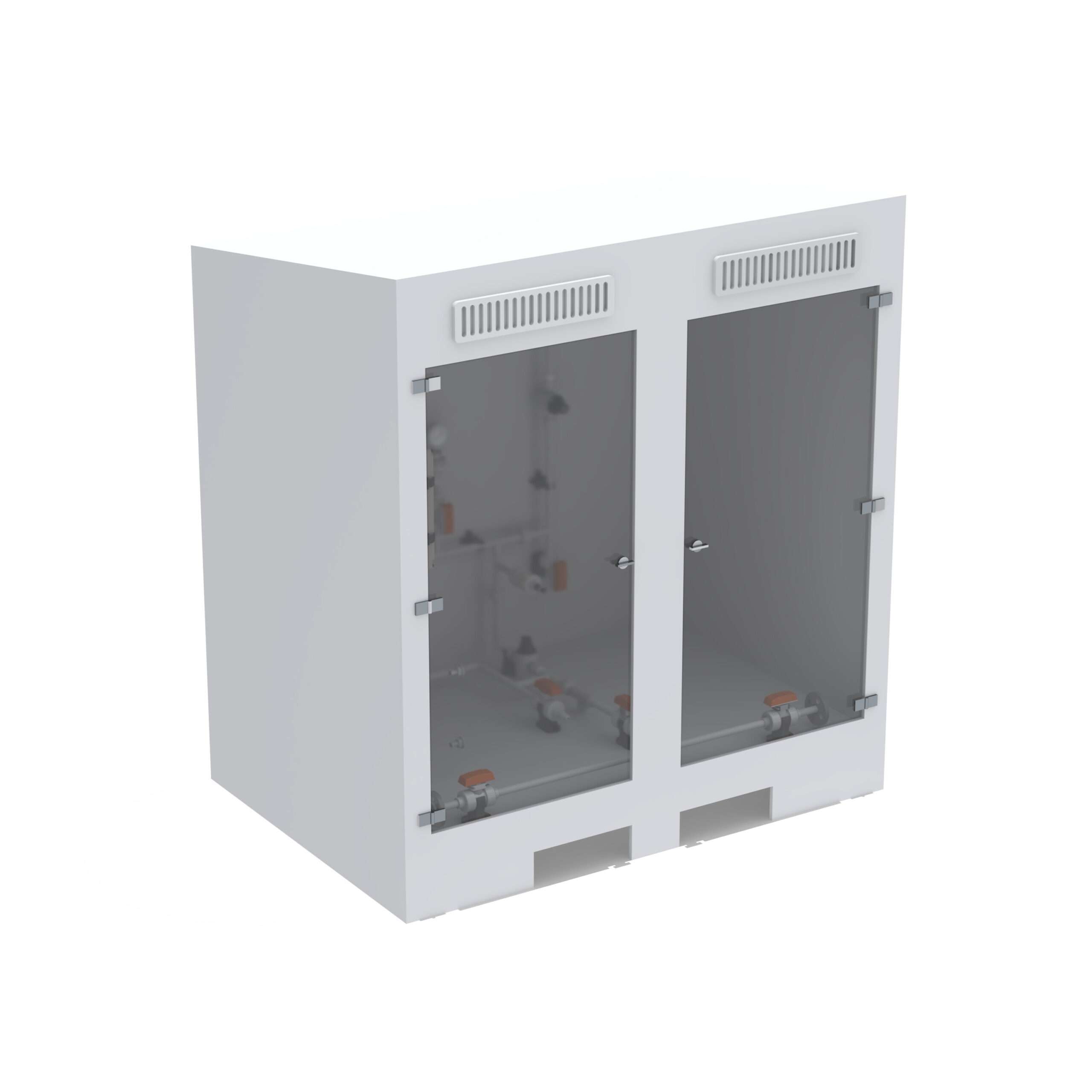 Enclosed skid system
