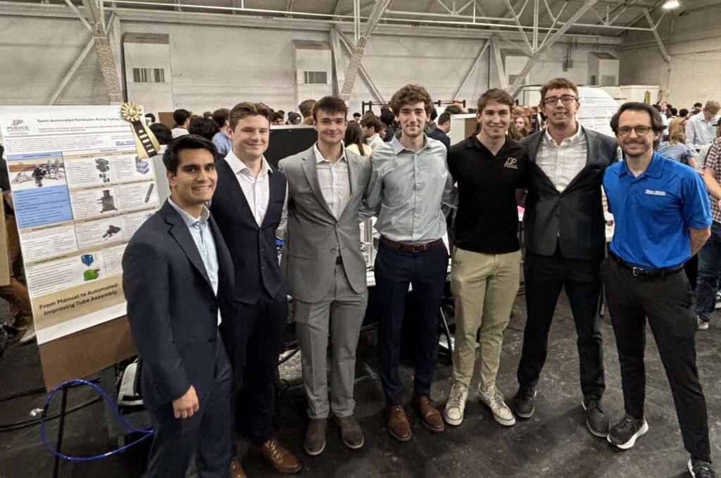 Purdue Students with Nick Anderson