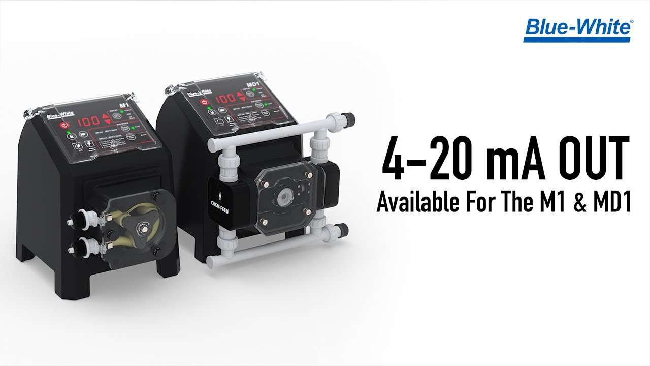 Miniatura de vídeo: Sinal de saída de 4-20mA para as bombas de dosagem química M1 e MD1