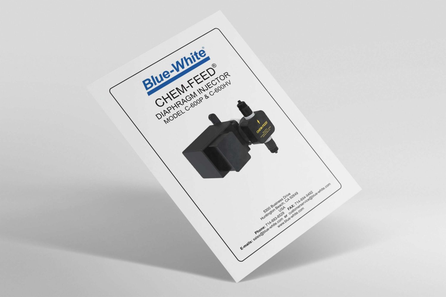 80000-017 C-600P C-600HV Instruction Manual