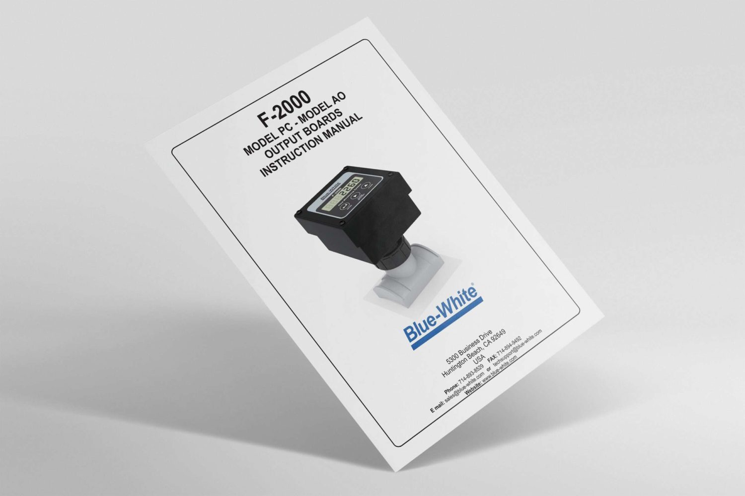 80000-390 F-2000 PC AO Instruction Manual