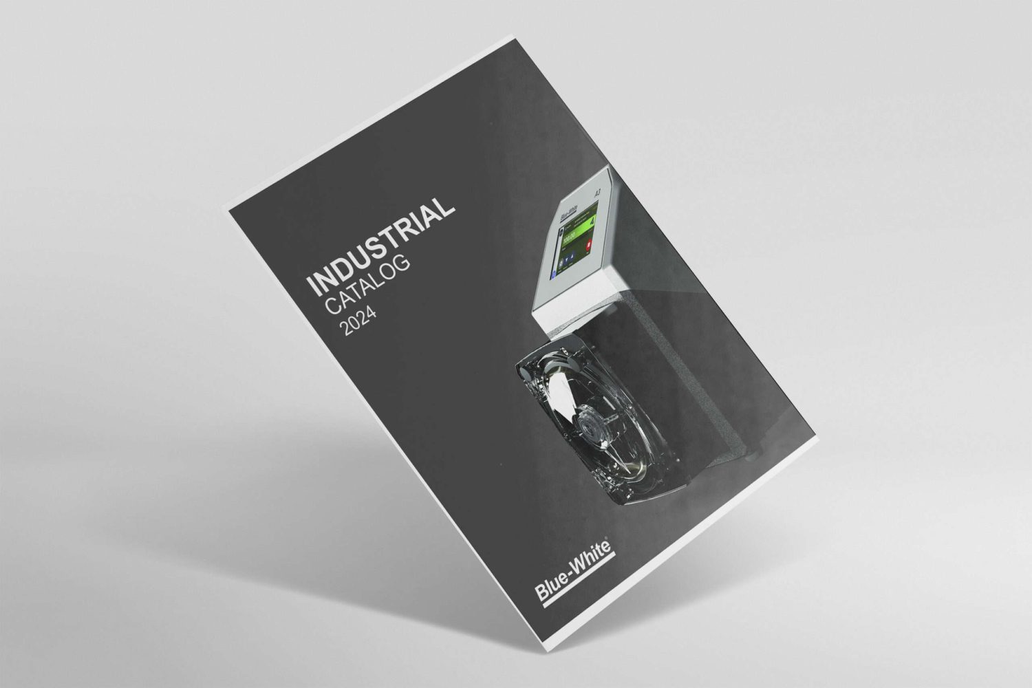 Magazine cover mockup psd with nature image