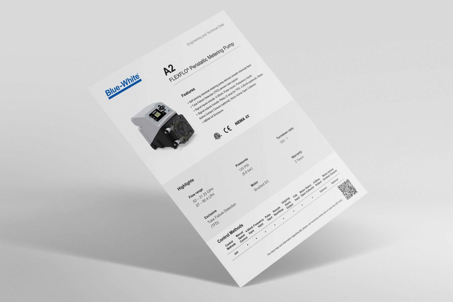 85000-114 A2 Technical Data Sheet