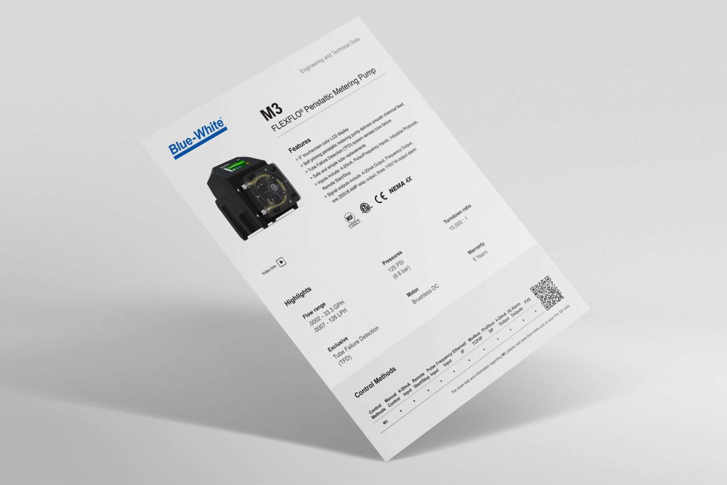 85000-157 M3 Technical Data Sheet