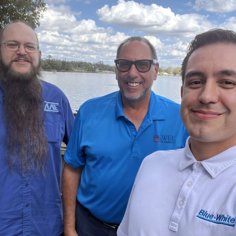 Preshow 1 Phil Marguriet (WEK) y Nick Eckhardt (ingeniero)