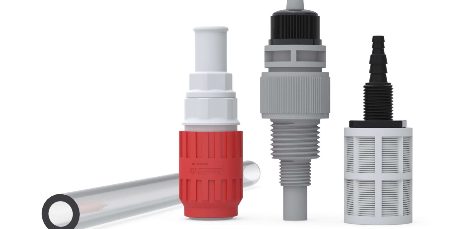 Accessoires Snelkoppelingen, injectiefittingen, zeef, zuig-/afvoerleidingen