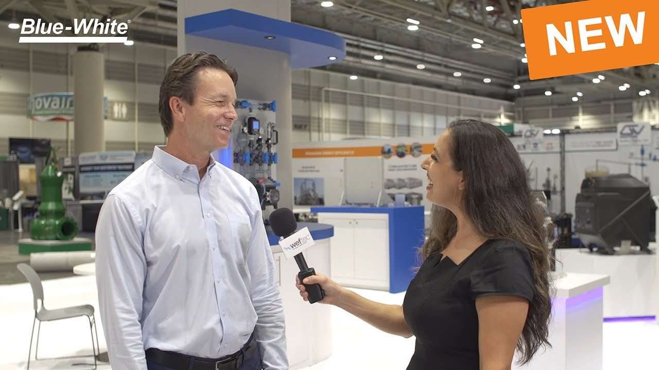 Miniature vidéo : Interview de Rob Gledhill à WEFTEC 2024 avec Andra pour WEFTEC Live